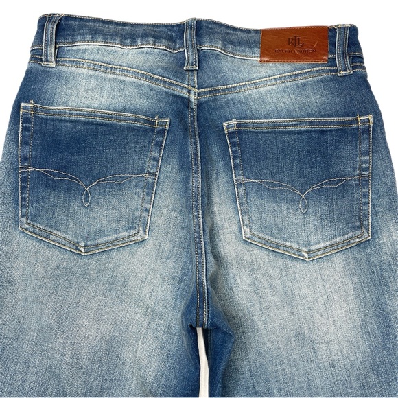 Lauren Ralph Lauren Skinny Beaded Aztec Ankle Jeans - Picture 11 of 15